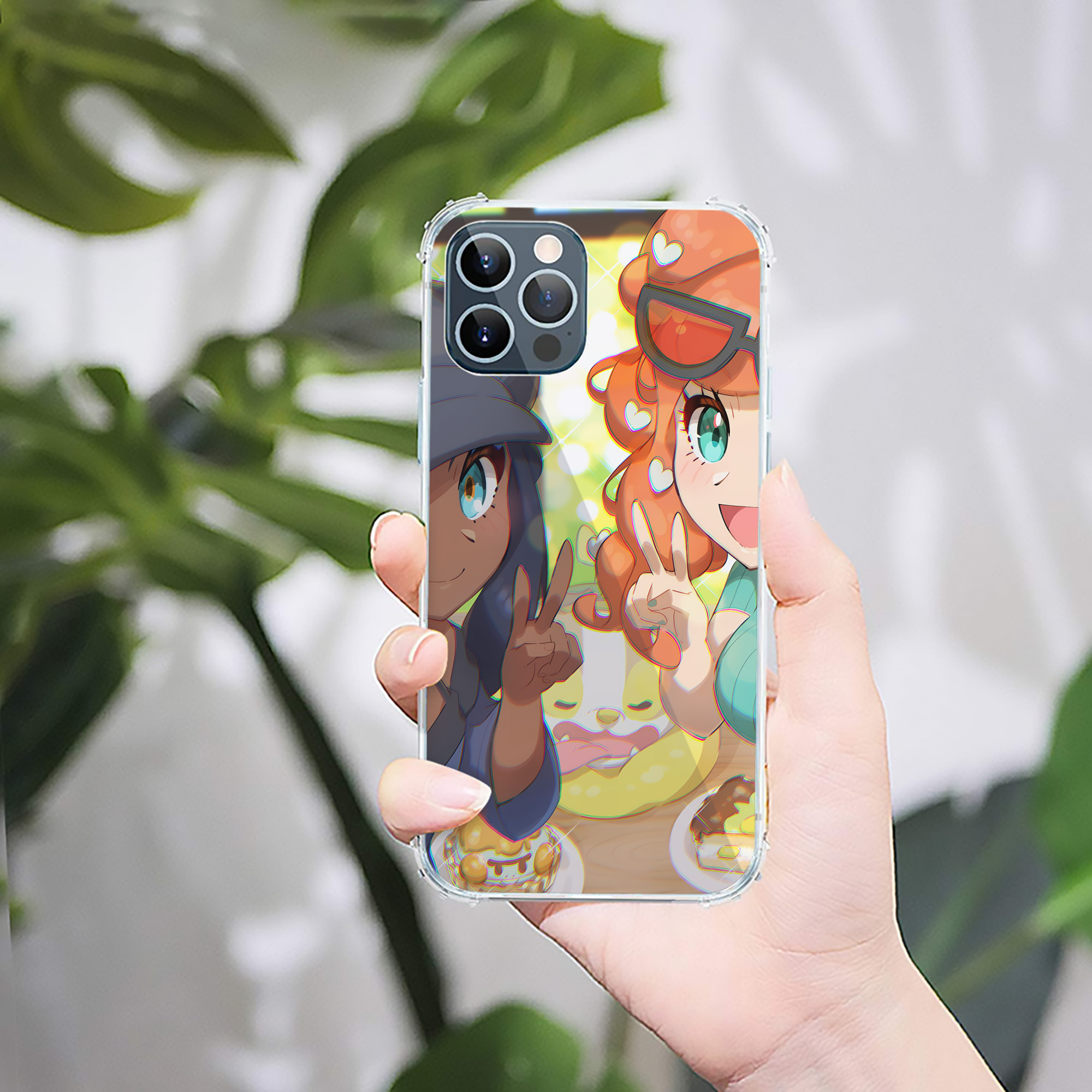 （画像用） ポケットモンスター Pokémon 【iPhone 12シリーズ対応】透明スマホケース（クリアソフトケース）